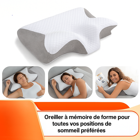 oreiller a memoire de forme toutes position de sommeil